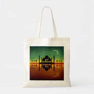 Tote Bag Réflexion nocturne de l'Aïd Moubarak