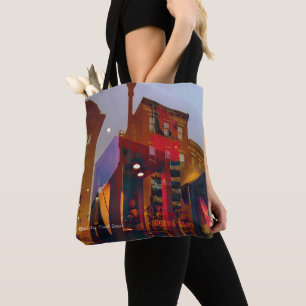 Tote Bag Réflexions rouges sur la rue de Philadelphie