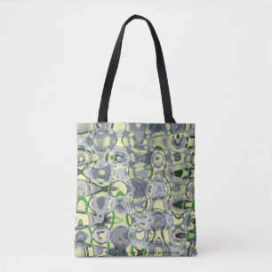 Tote Bag Réflexions vertes, stupéfaction verte