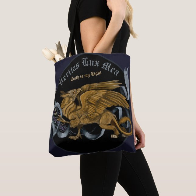 Tote Bag Regal Gold Griffin (De près)