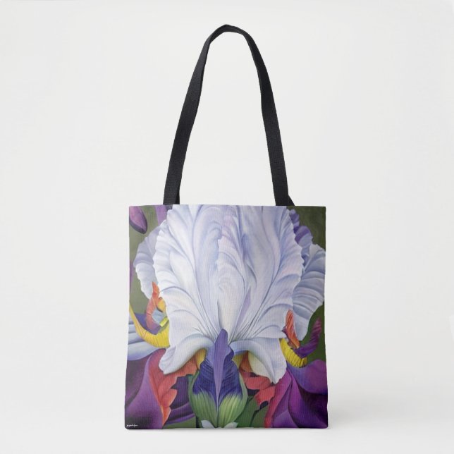 Tote Bag Regal Purple Iris Fourre-tout (Devant)