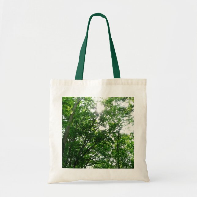 Tote Bag Regard sur les arbres d'été (Devant)