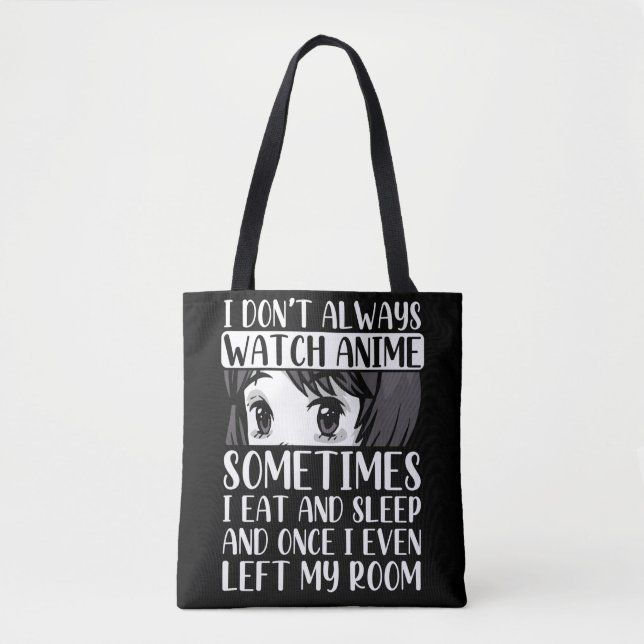 Tote Bag Regardez Anime Otaku Girl Japonaise Comic Manga Fa (Devant)