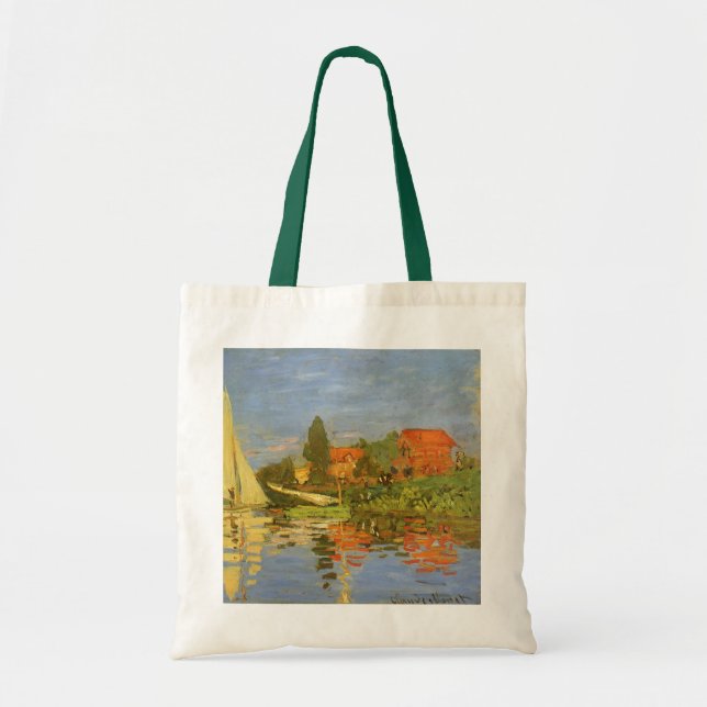 Tote Bag Régate à Argenteuil par Claude Monet (Devant)