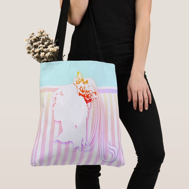 Tote Bag Regenbogen (De près)