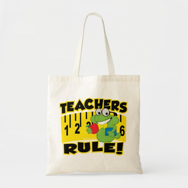 Tote Bag Règle de professeurs ! (Devant)