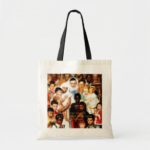 Tote Bag Règle d'or (faites à d'autres) par Norman Rockwe