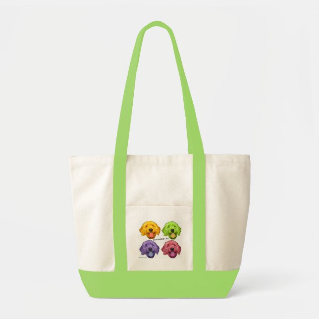 Tote Bag Règle d'or Fourre-tout de griffonnages (Devant)