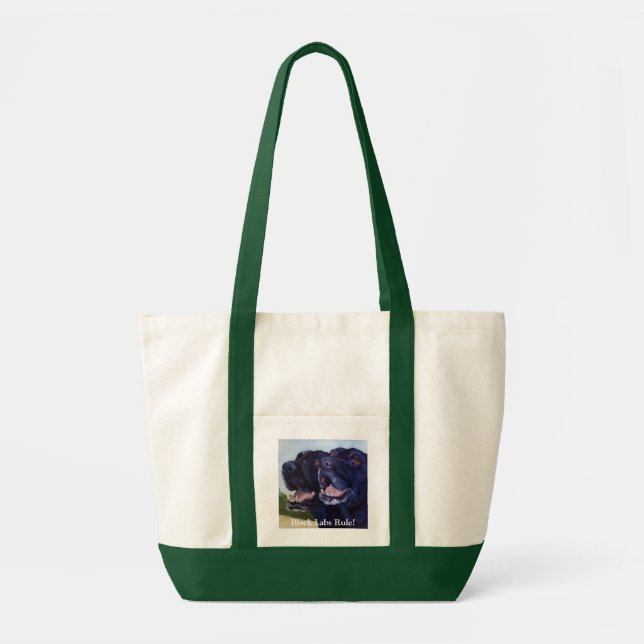 Tote Bag Règle noire de laboratoires ! (Devant)