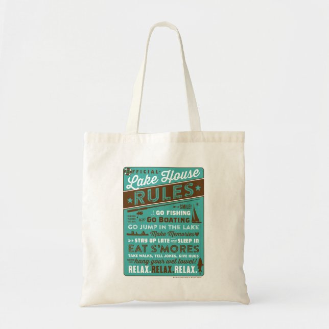 Tote Bag Règles de Lake House (Devant)