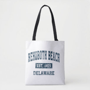 Tote Bag Rehoboth Beach Delaware DE Conception de Sport Vin