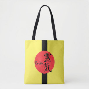 Tote Bag Reiki Calligraphie Et Word 1