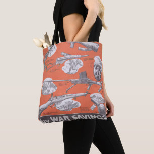 Tote Bag Réimpression de l'affiche britannique de guerre.