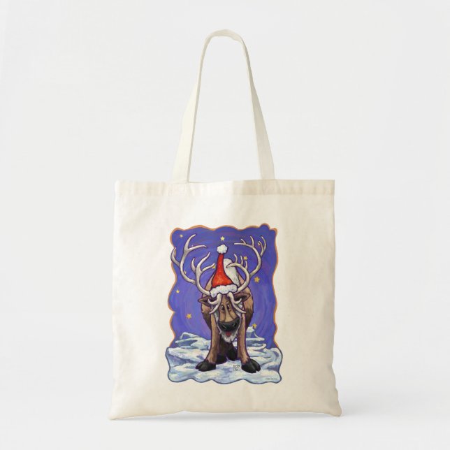 Tote Bag Reindeer Holiday (Devant)