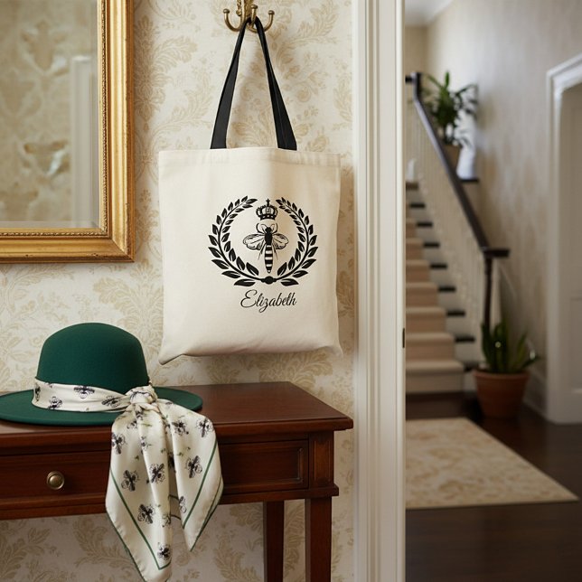 Tote Bag Reine abeille personnalisée (Créateur téléchargé)