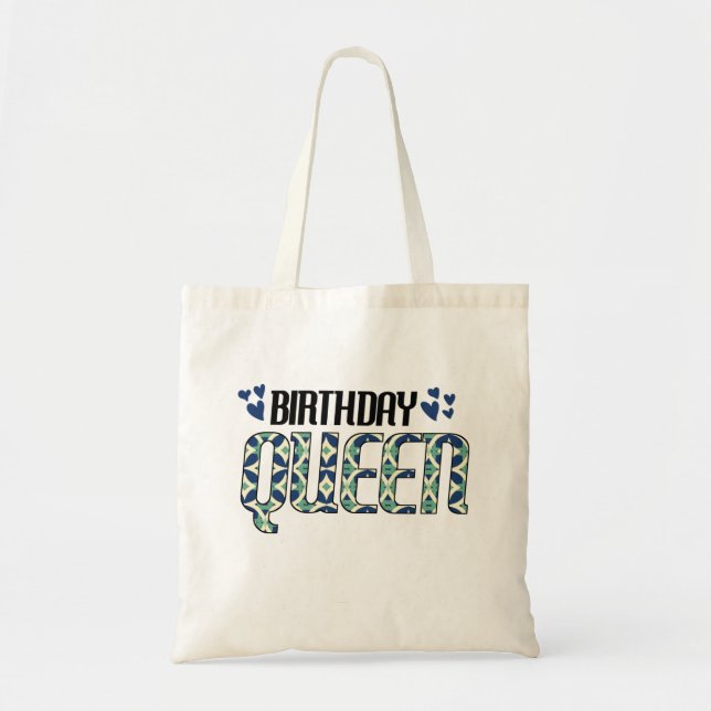 Tote Bag Reine d'anniversaire (Devant)