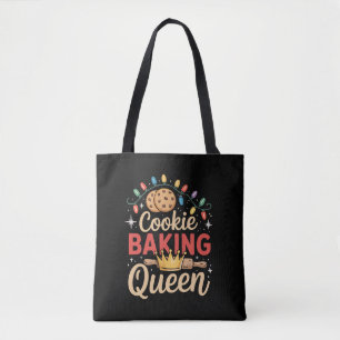 Tote Bag Reine de la boulangerie de biscuits de Noël