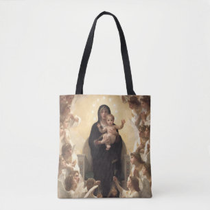Tote Bag Reine des Anges Regina Angelorum par Bouguereau
