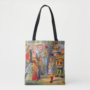 Tote Bag Reine des Coeurs et Alice