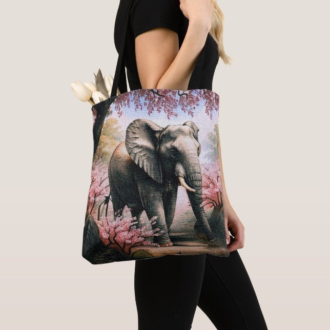 Tote Bag Reine des éléphants (De près)