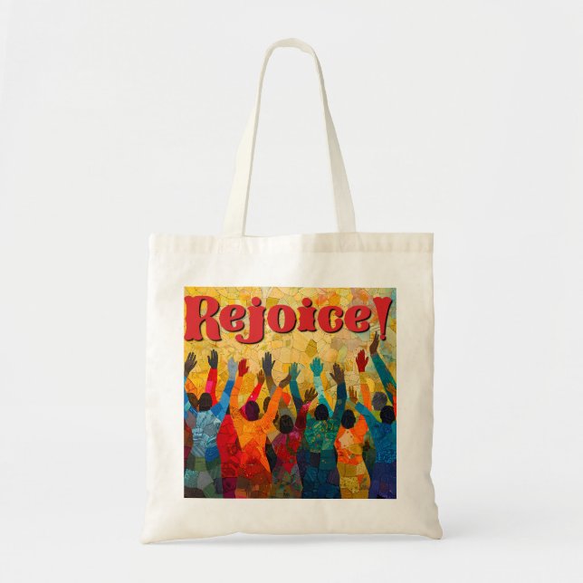 Tote Bag Rejoice - Design 1 (Devant)
