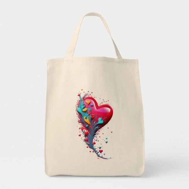 Tote Bag Rejoignez-La Avec Votre Coeur II (Devant)