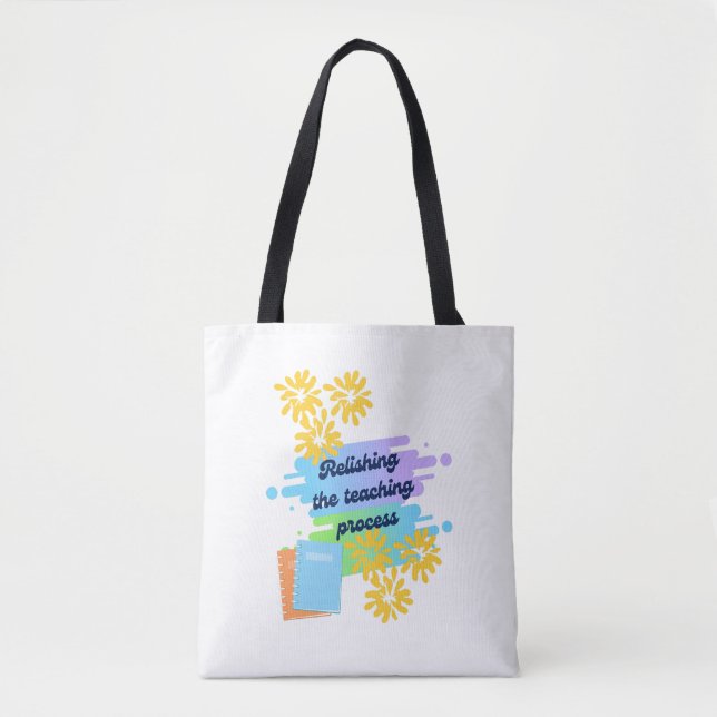 Tote Bag Relâcher Le Processus D'Enseignement (Devant)