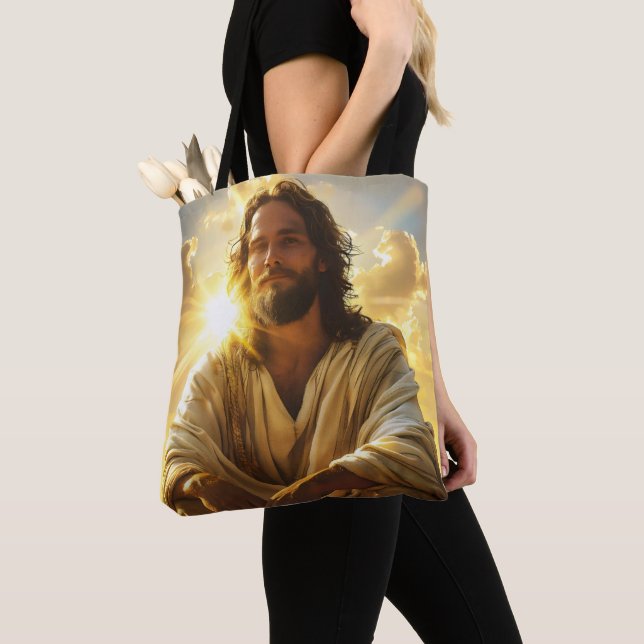 Tote Bag Religion Christianisme Jésus (De près)