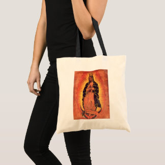 Tote Bag Religion vintage Vierge Marie Notre-Dame de Guadal