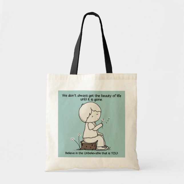 Tote Bag Remarquez la beauté de la vie (Devant)