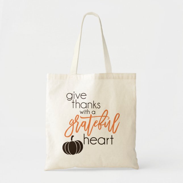 Tote Bag Remercie Avec Gratuit Coeur (Devant)