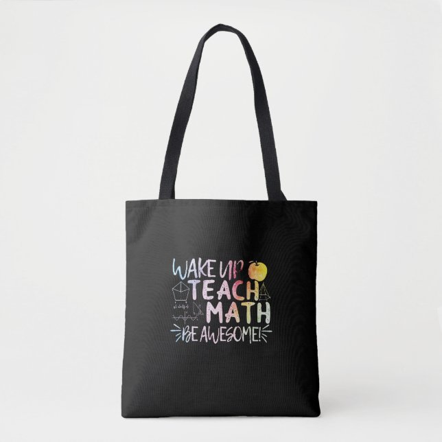 Tote Bag Remerciement pour un professeur de maths - Soyez g (Devant)