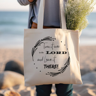 Tote Bag Remettez-le au Seigneur et laissez-le là