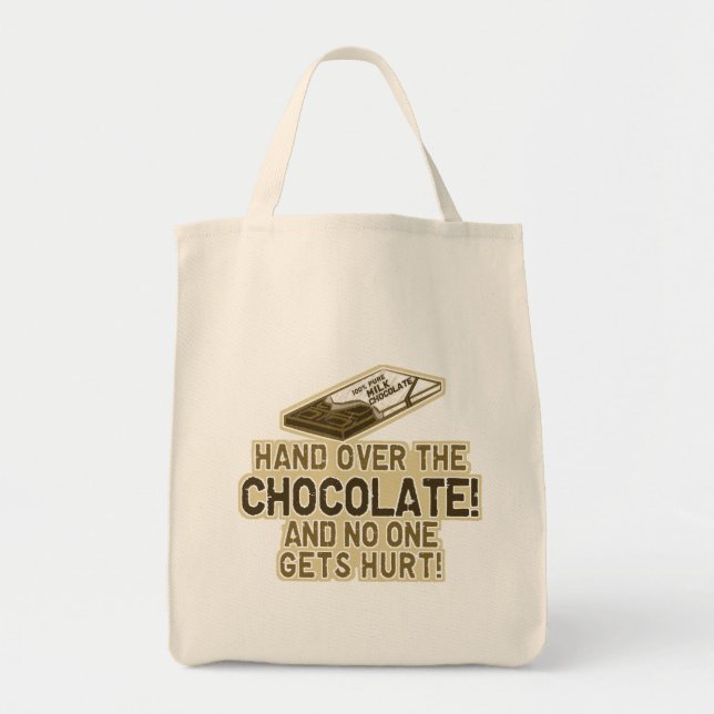 Tote Bag Remettez le chocolat (Devant)