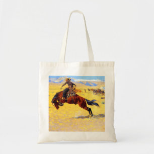 Tote Bag Remington Old West Horse et Cowboy