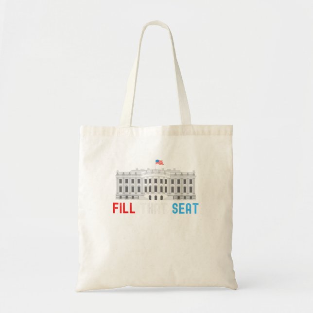 Tote Bag Remplir Ce Siège Élection Vote Politique (Devant)