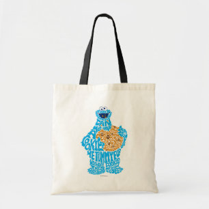 Tote Bag Remplissage de motif de monstre de cookie