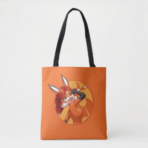 Tote Bag Rena Rouge Orange Badge