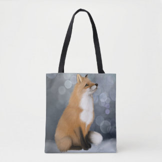 Tote Bag Renard à neige silencieux