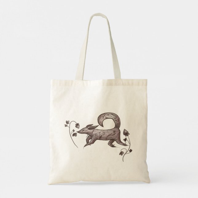 Tote Bag renard élégant d'automne (Dos)