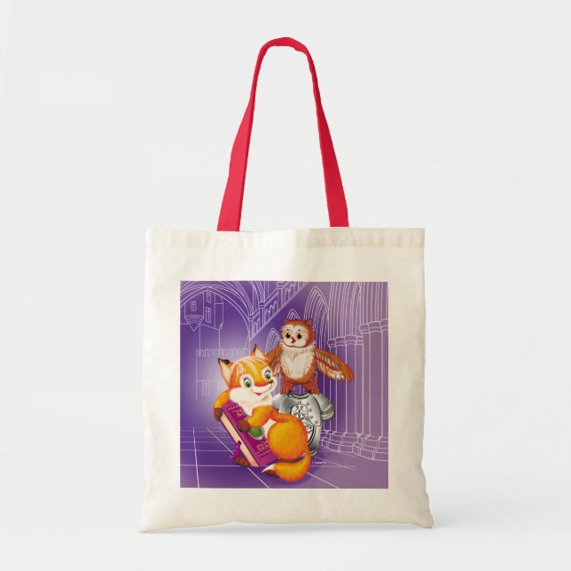 Tote Bag renard et hibou (Devant)