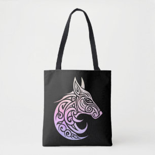 Tote Bag Renard hivernal celtique nordique