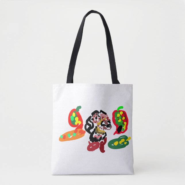 Tote Bag Renard marque l'automne (Devant)