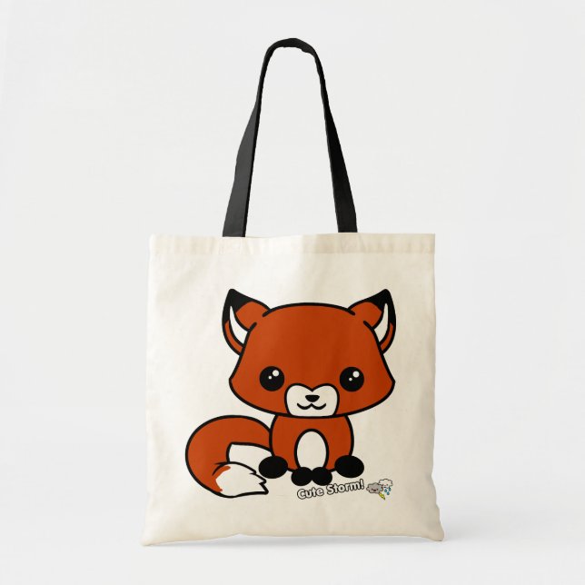 Tote Bag Renard mignon fourre-tout (Devant)