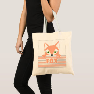 Tote Bag Renard petit et curieux