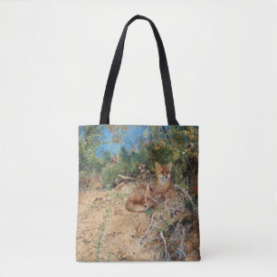 Tote Bag Renards, Bruno Liljefors