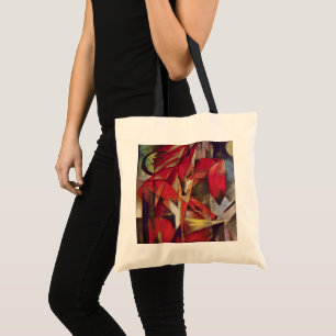 Tote Bag Renards de Franz Marc, Cubism Abstrait Vintage