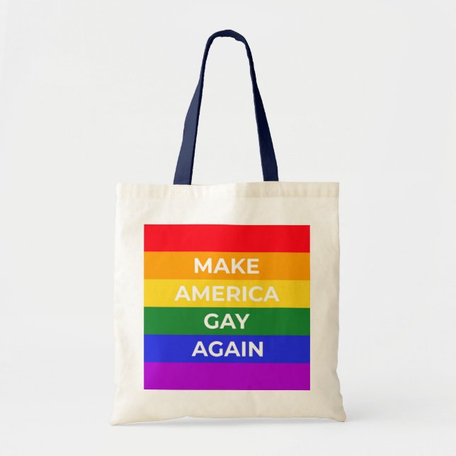 Tote Bag Rendre l'Amérique homosexuelle (Devant)
