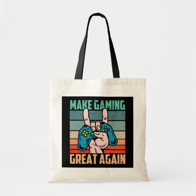 Tote Bag Rendre le jeu plus agréable (Devant)