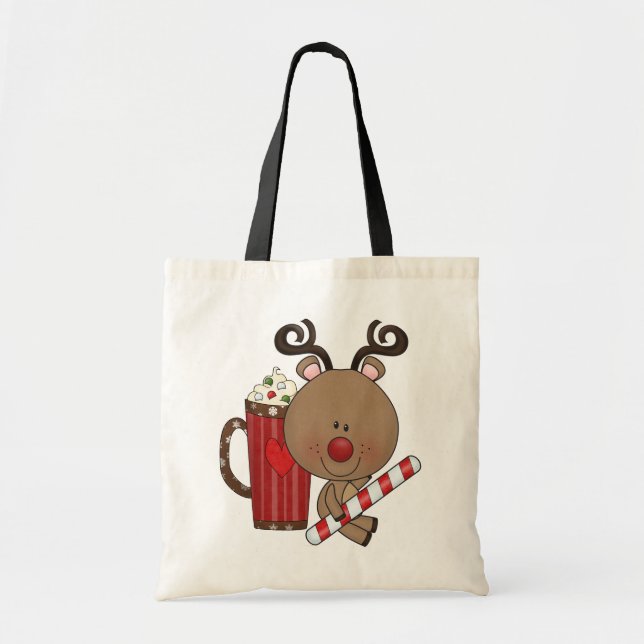 Tote Bag Renne de Rudy avec du cacao (Devant)